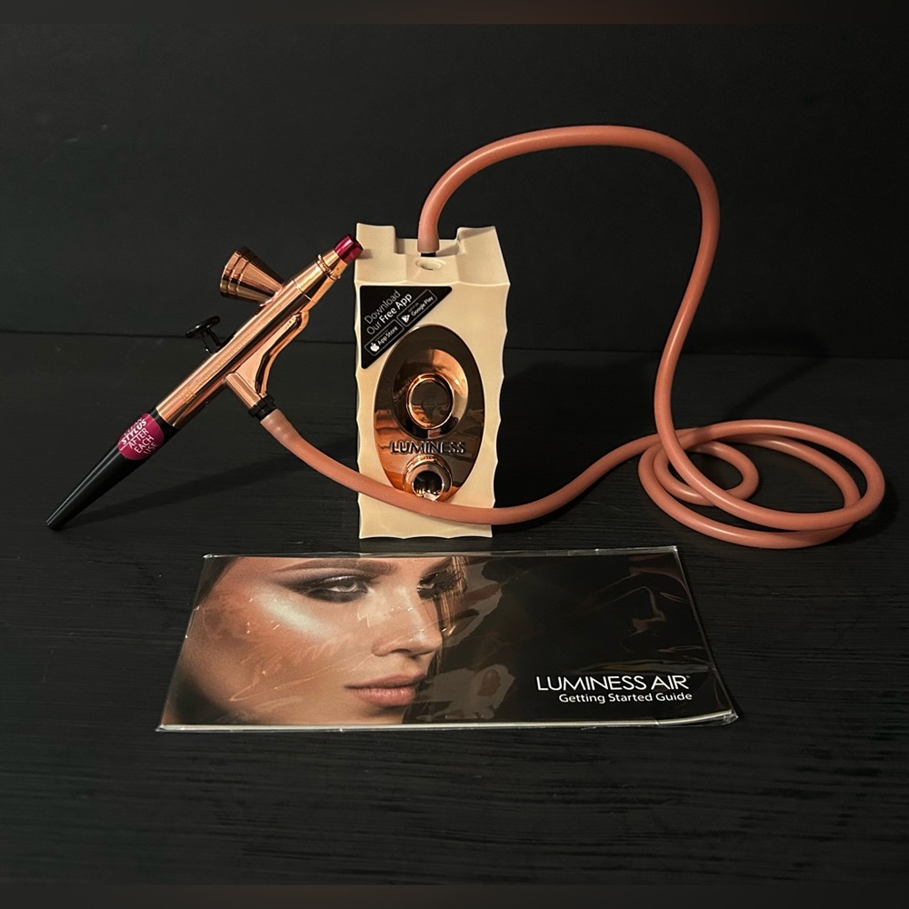 Luminess Air ICON PRO Pink Multi-Speed Airbrush System LI-100RWT New, no makeup